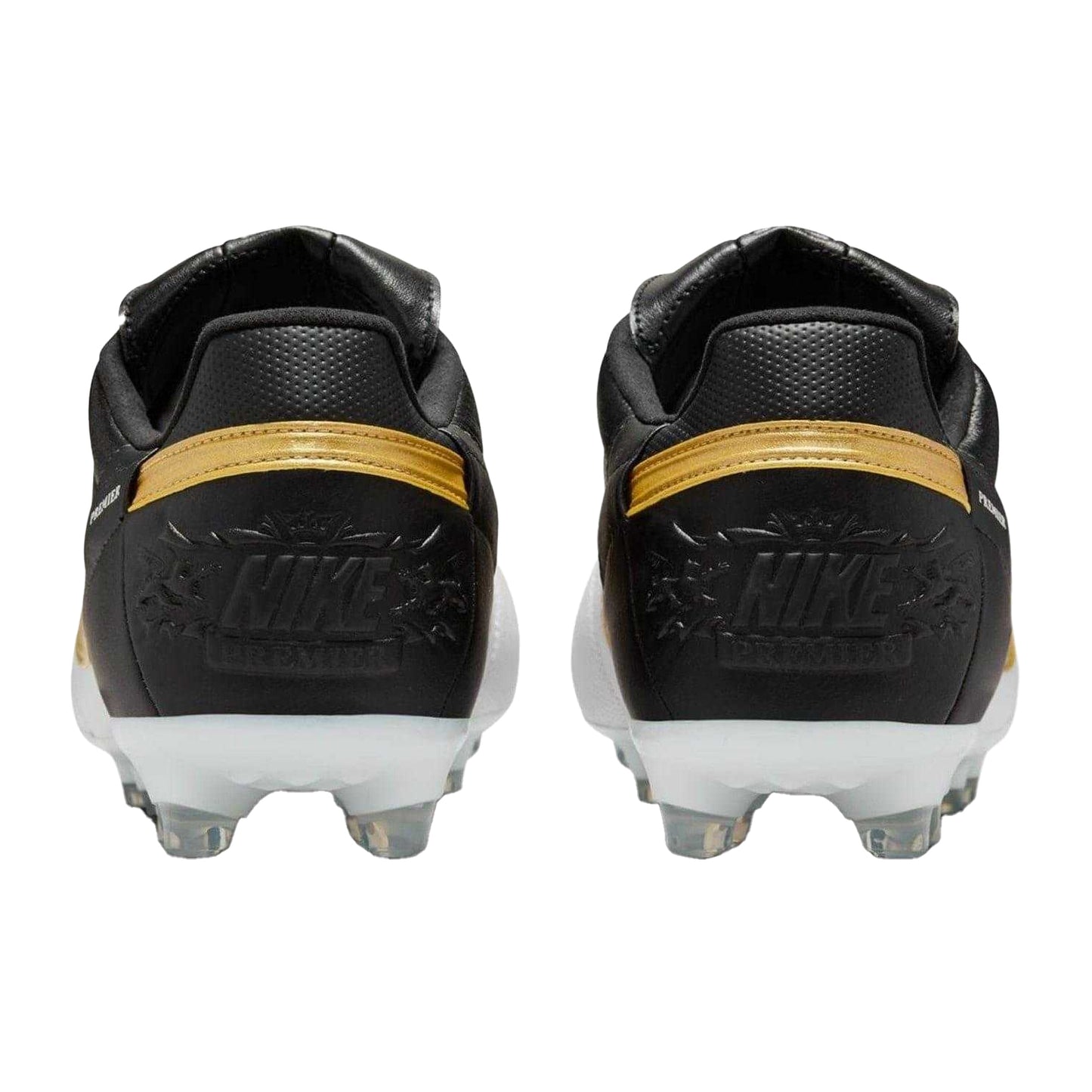 White - Back - Nike Mens Premier 3 Classic Leather Firm Ground Football Boots