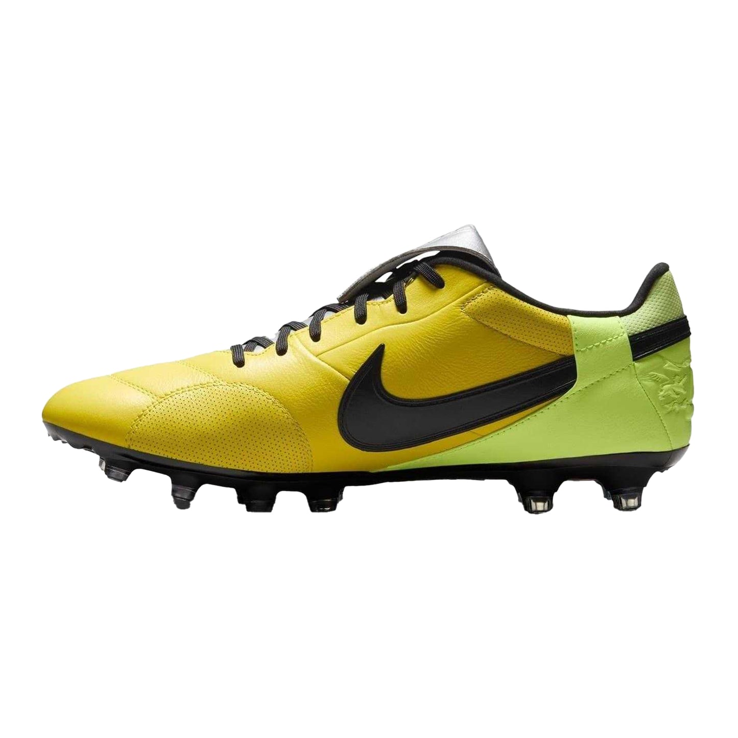 Volt-Black - Side - Nike Mens Premier 3 Classic Leather Firm Ground Football Boots