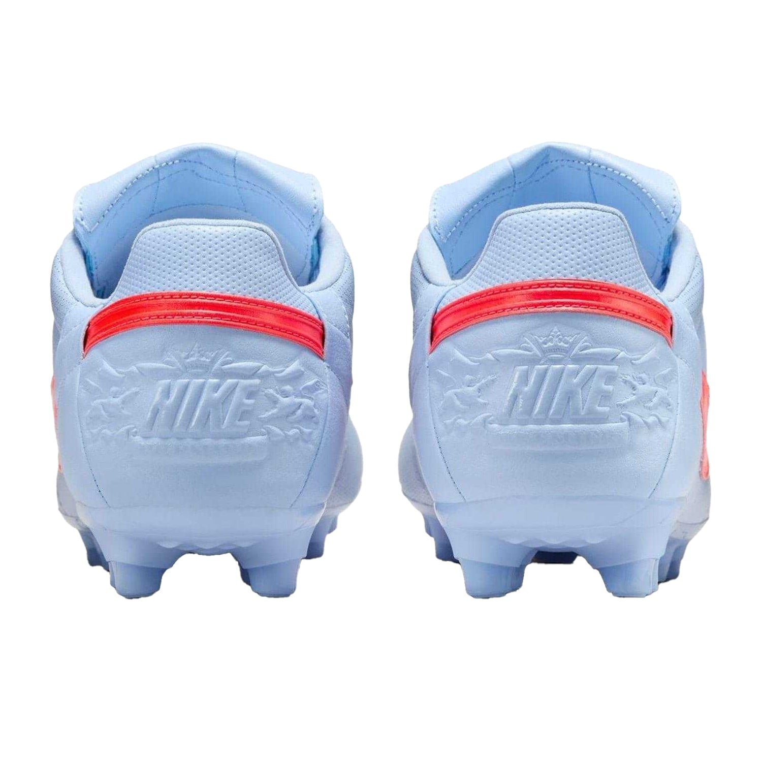 Blue-Purple - Back - Nike Mens Premier 3 Classic Leather Firm Ground Football Boots
