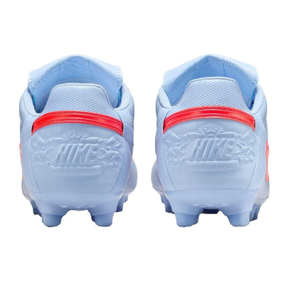 Blue-Purple - Back - Nike Mens Premier 3 Classic Leather Firm Ground Football Boots