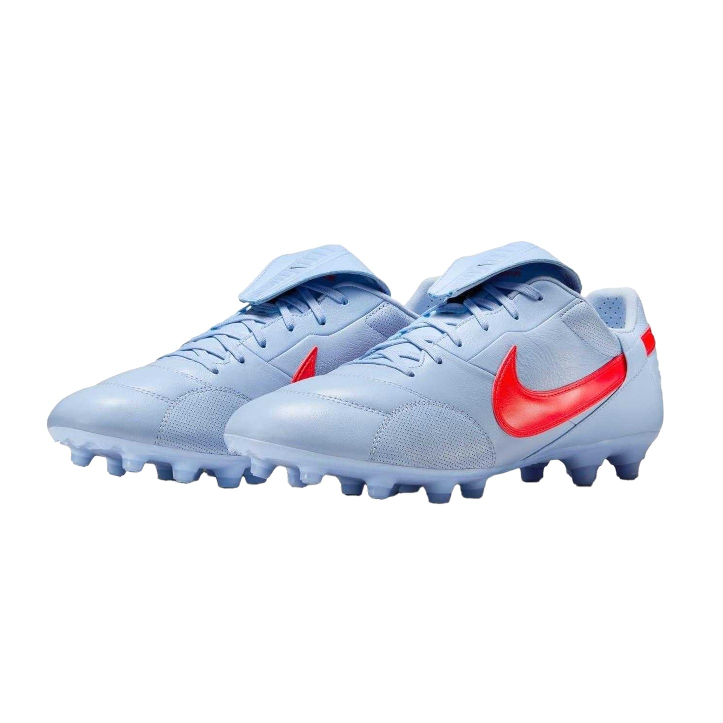 Blue-Purple - Pack Shot - Nike Mens Premier 3 Classic Leather Firm Ground Football Boots