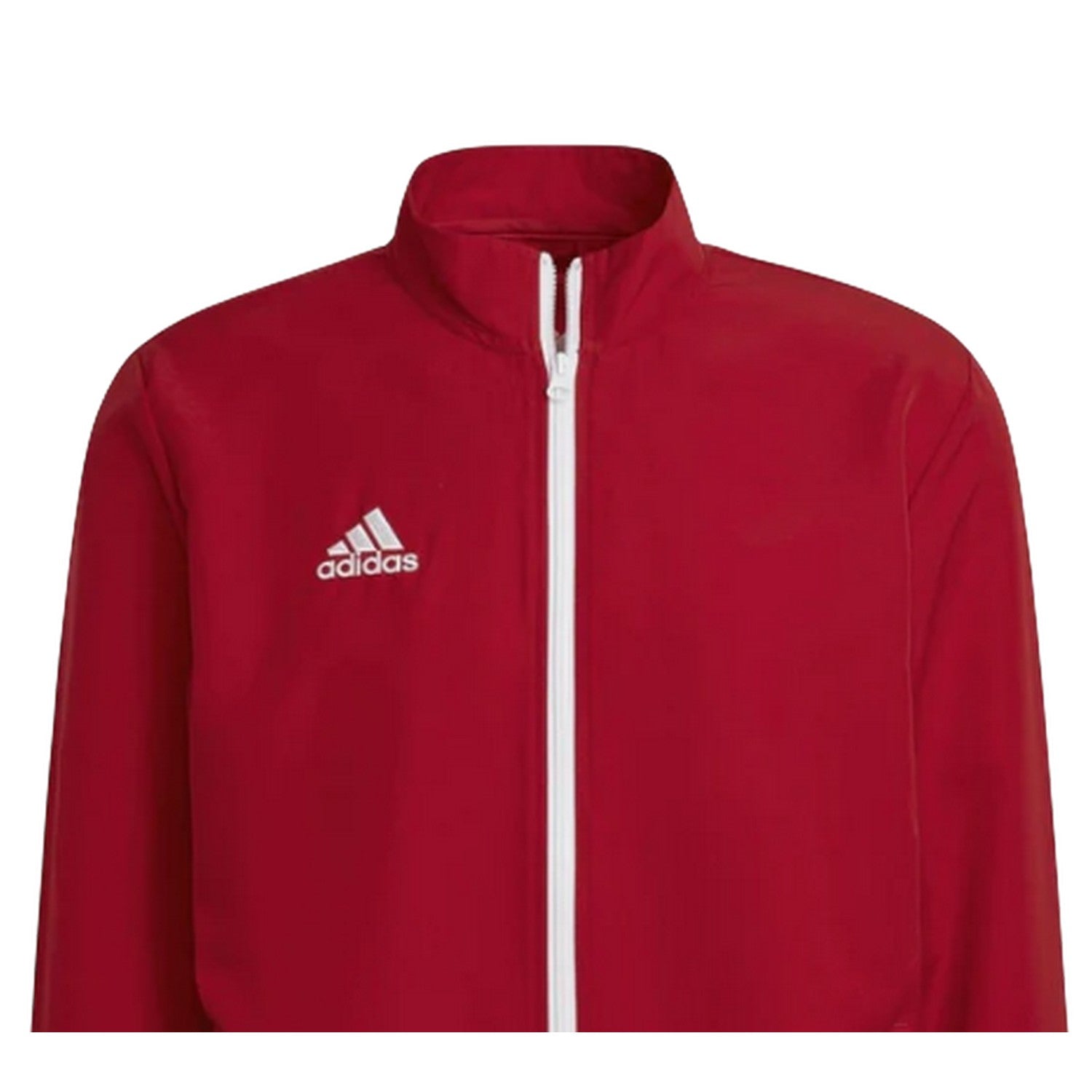 Team Power Red - Back - Adidas Mens Entrada 22 Full Zip Track Jacket