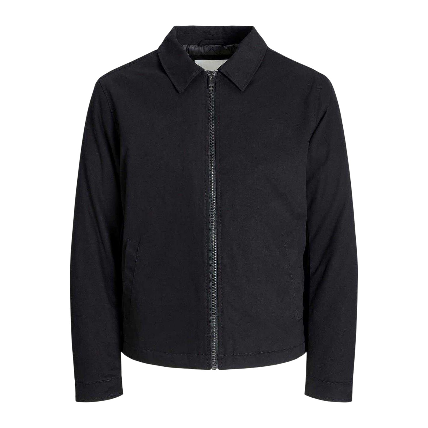 Black - Front - Jack And Jones Mens Plain Cotton Jacket