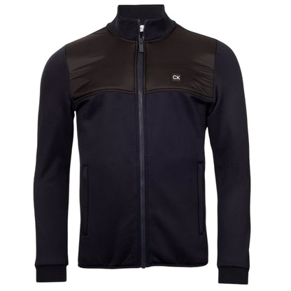 Navy - Front - Calvin Klein Mens Regular Hybrid Jacket