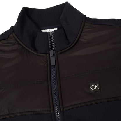 Navy - Side - Calvin Klein Mens Regular Hybrid Jacket