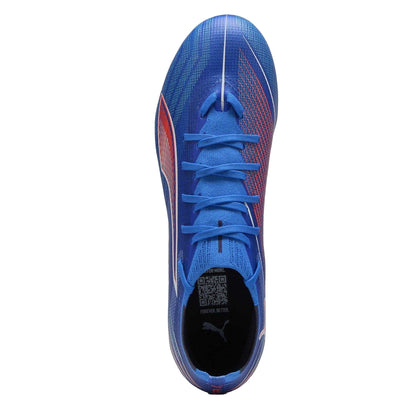 Blue-White - Side - Puma Unisex Adult Ultra 6 Match Firm Ground Football Boots