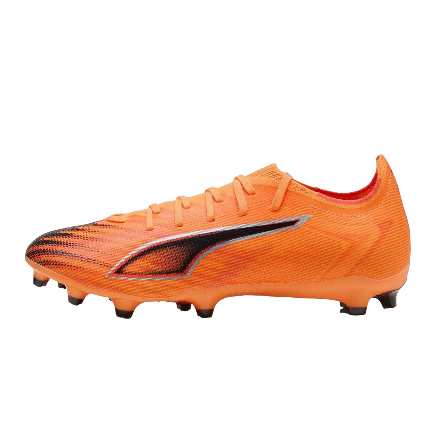 Orange-Black - Back - Puma Unisex Adult Ultra 6 Match Firm Ground Football Boots