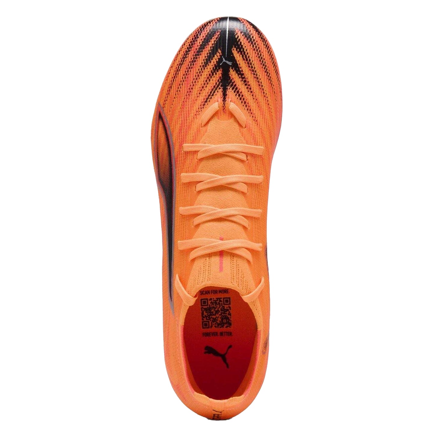 Orange-Black - Side - Puma Unisex Adult Ultra 6 Match Firm Ground Football Boots