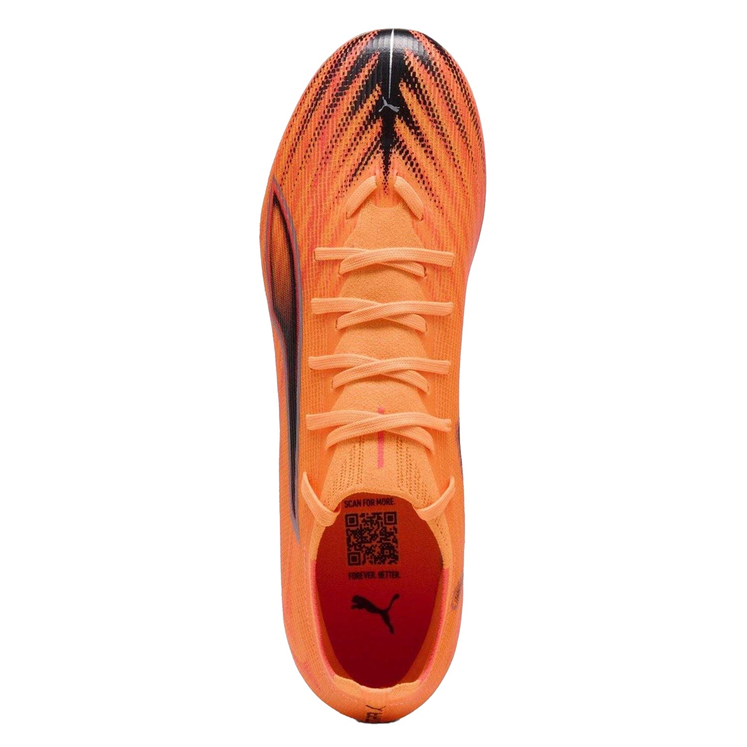 Orange-Black - Side - Puma Unisex Adult Ultra 6 Match Firm Ground Football Boots