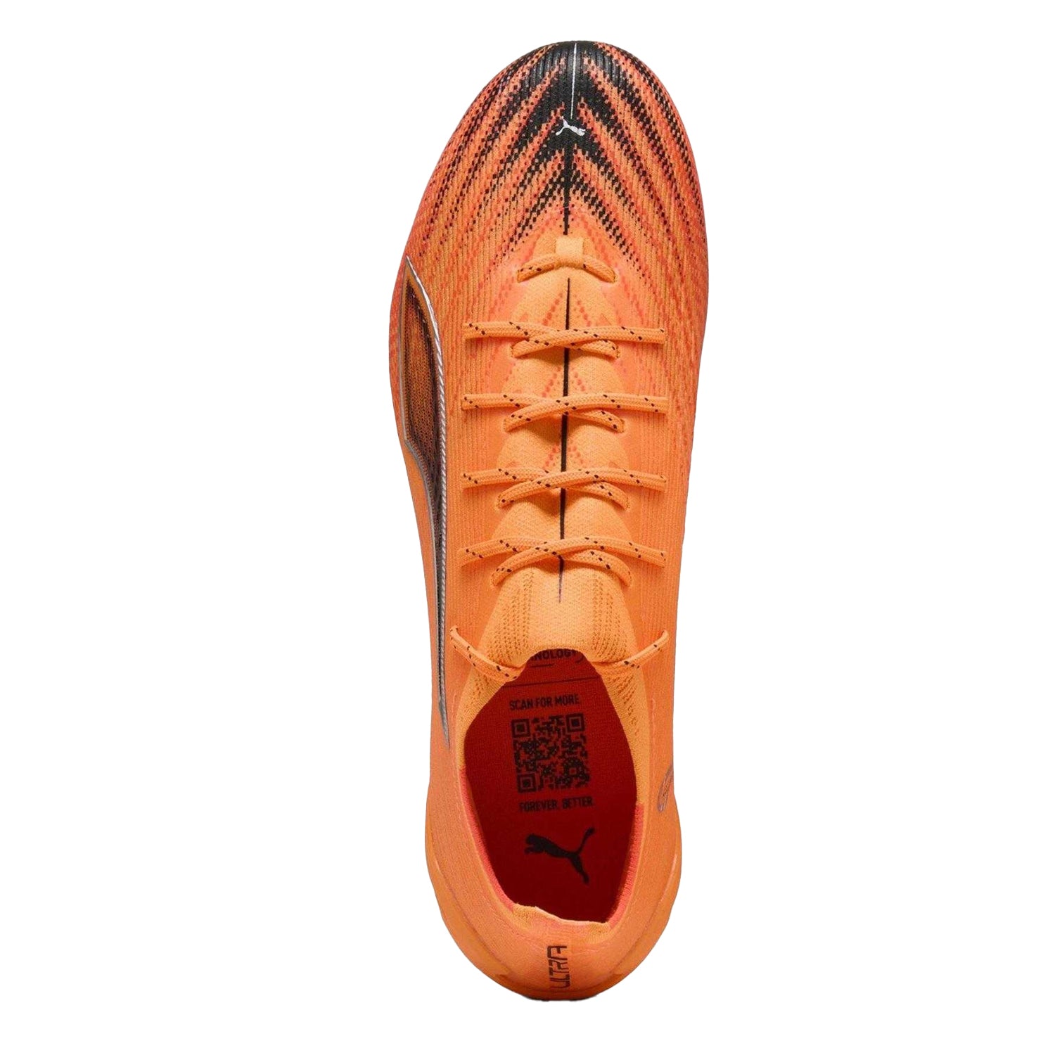 Orange-Black - Side - Puma Mens Ultra 5 Ultimate Firm Ground Football Boots