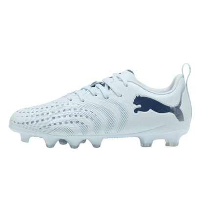 Ice Blue - Side - Puma Boys Future 9 Play Firm Ground Football Boots