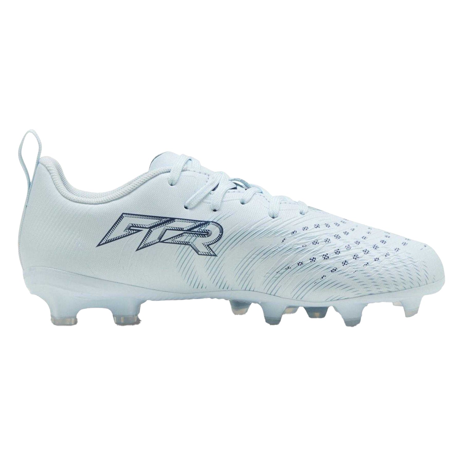 Ice Blue - Front - Puma Boys Future 9 Play Firm Ground Football Boots