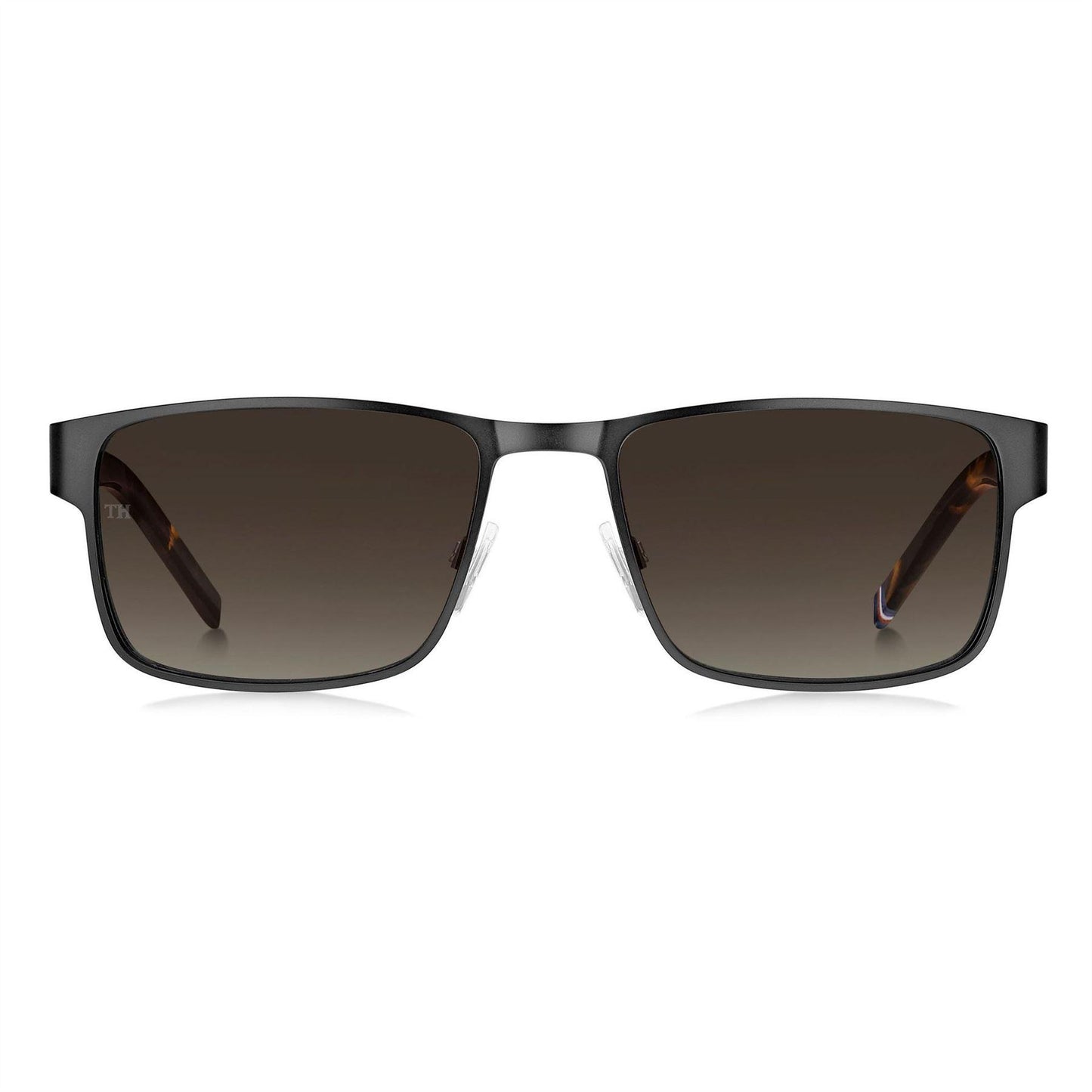 Ruthenium-Black - Back - Tommy Hilfiger Mens Round Sunglasses
