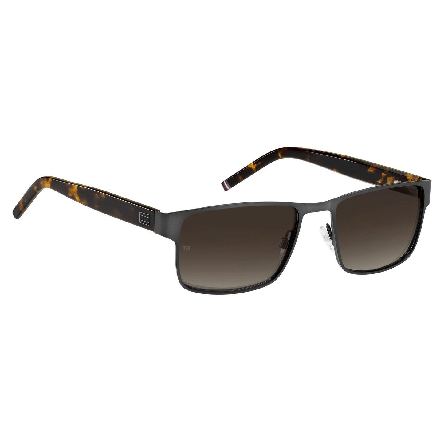 Ruthenium-Black - Side - Tommy Hilfiger Mens Round Sunglasses