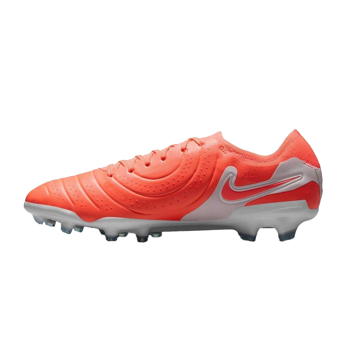 Red-White - Side - Nike Mens Tiempo Legend 10 Leather Firm Ground Football Boots