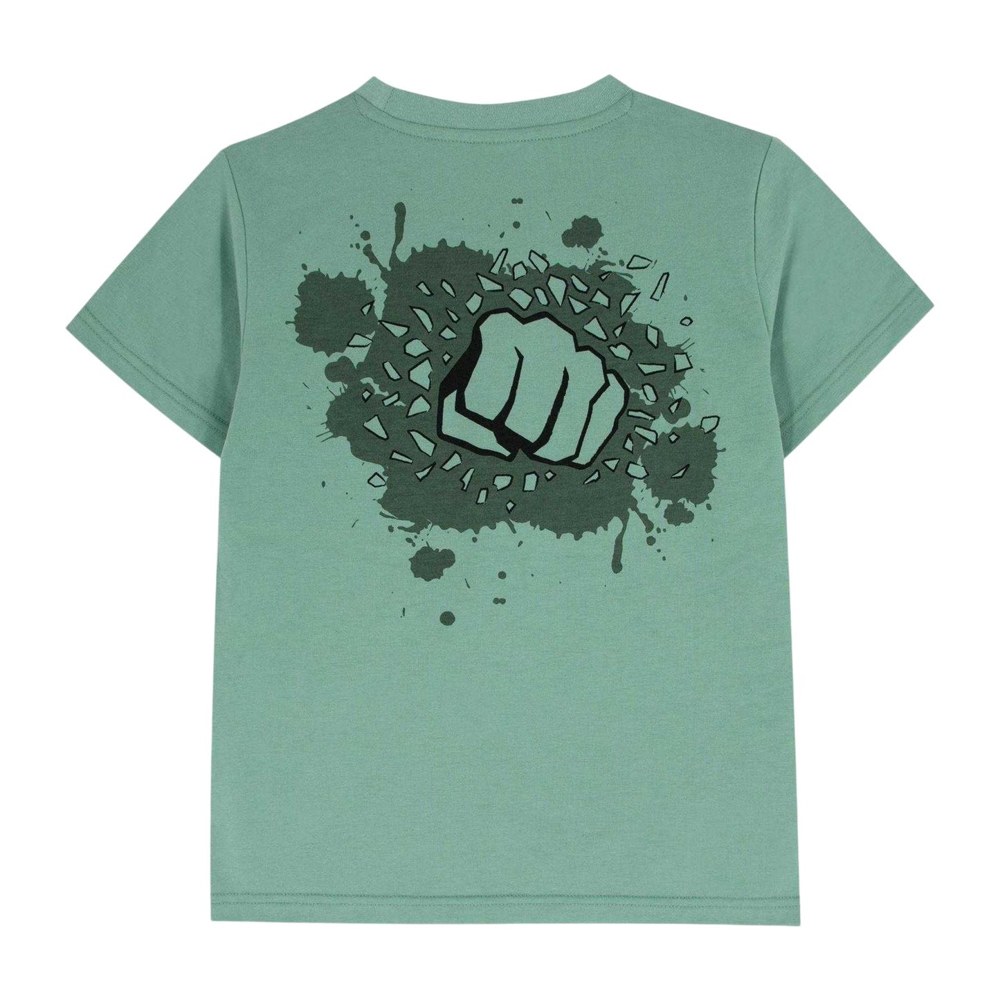 Green-Black - Lifestyle - The Incredible Hulk Childrens-Kids T-Shirt & Shorts Set