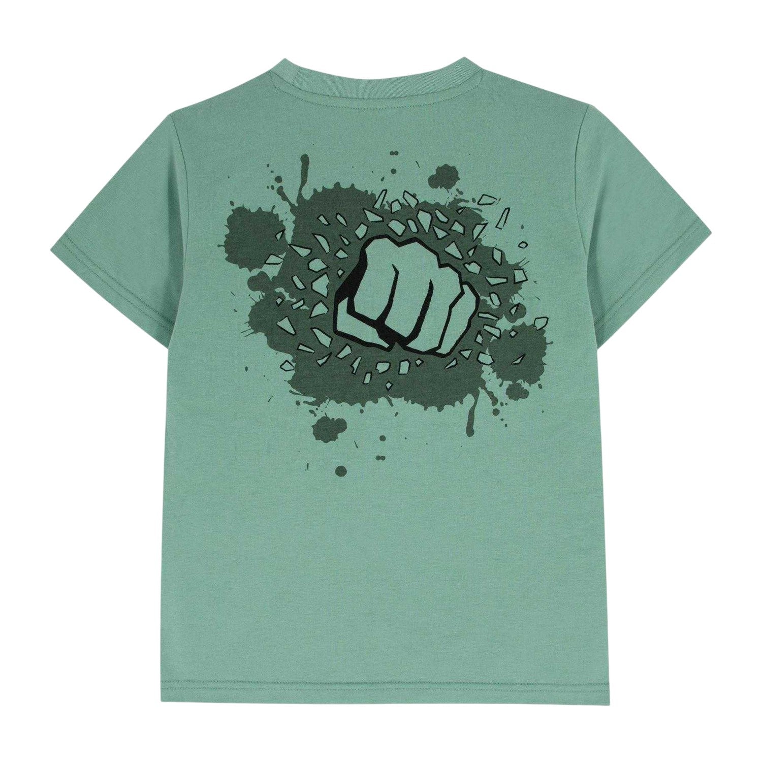 Green-Black - Lifestyle - The Incredible Hulk Childrens-Kids T-Shirt & Shorts Set