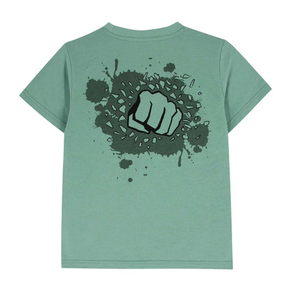 Green-Black - Lifestyle - The Incredible Hulk Childrens-Kids T-Shirt & Shorts Set