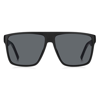 Matte Black - Back - Tommy Hilfiger Mens Matte Sunglasses