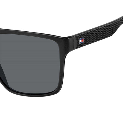 Matte Black - Side - Tommy Hilfiger Mens Matte Sunglasses