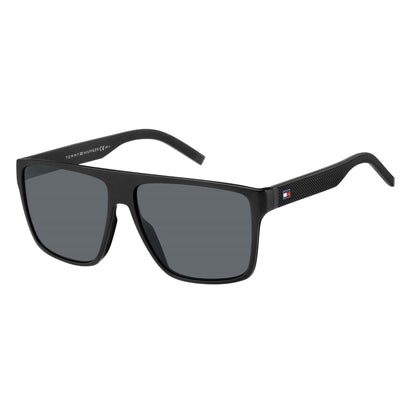 Matte Black - Front - Tommy Hilfiger Mens Matte Sunglasses