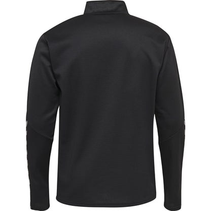 Black - Back - Hummel Childrens-Kids Authentic Quarter Zip Sweatshirt