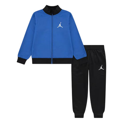 Blue-Black - Front - Nike Childrens-Kids Air Jordan Tape Long-Sleeved Tracksuit