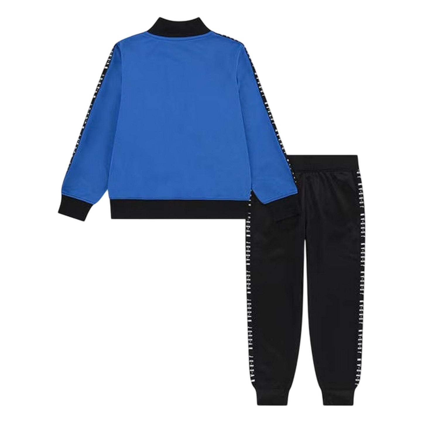 Blue-Black - Back - Nike Childrens-Kids Air Jordan Tape Long-Sleeved Tracksuit