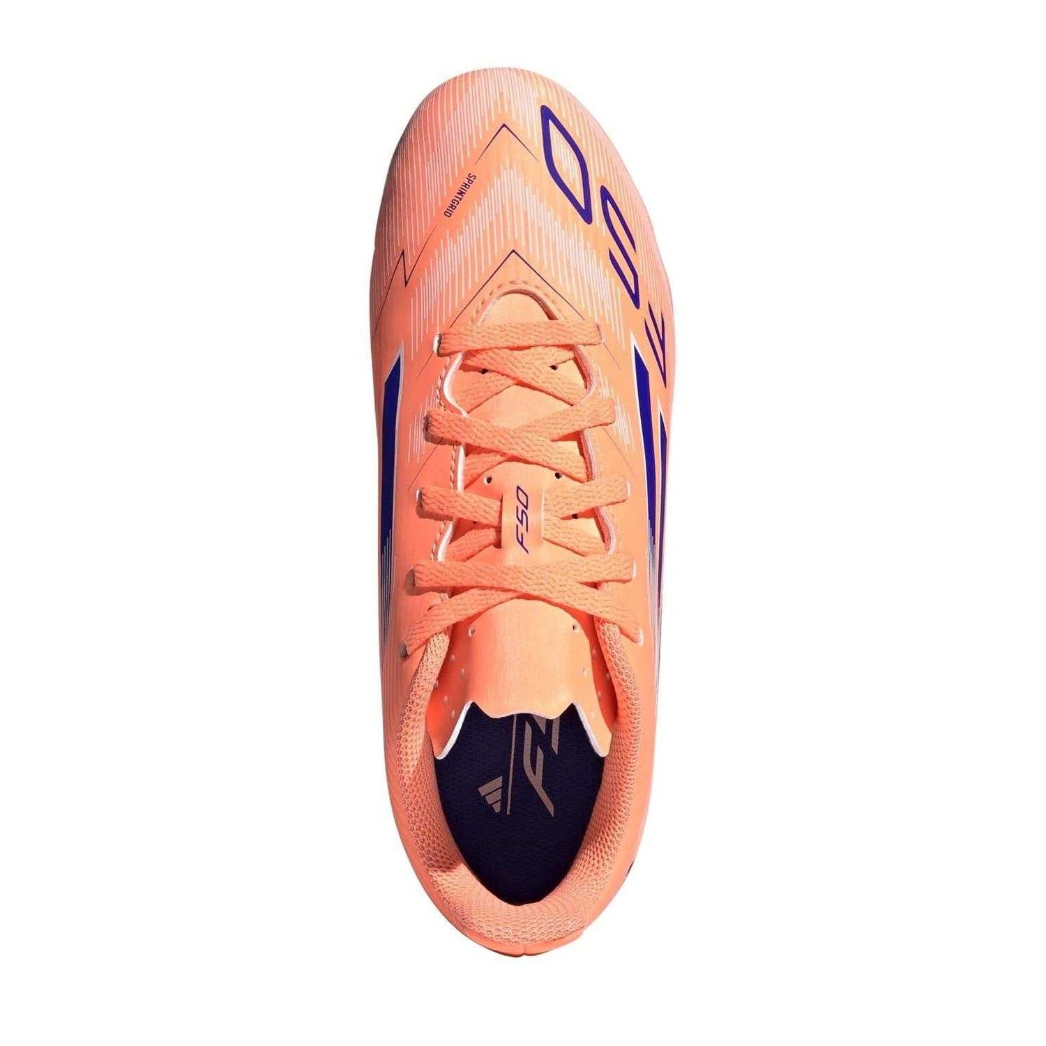 Orange-Blue - Lifestyle - Adidas Childrens-Kids F50 Messi Club Firm Ground Football Boots