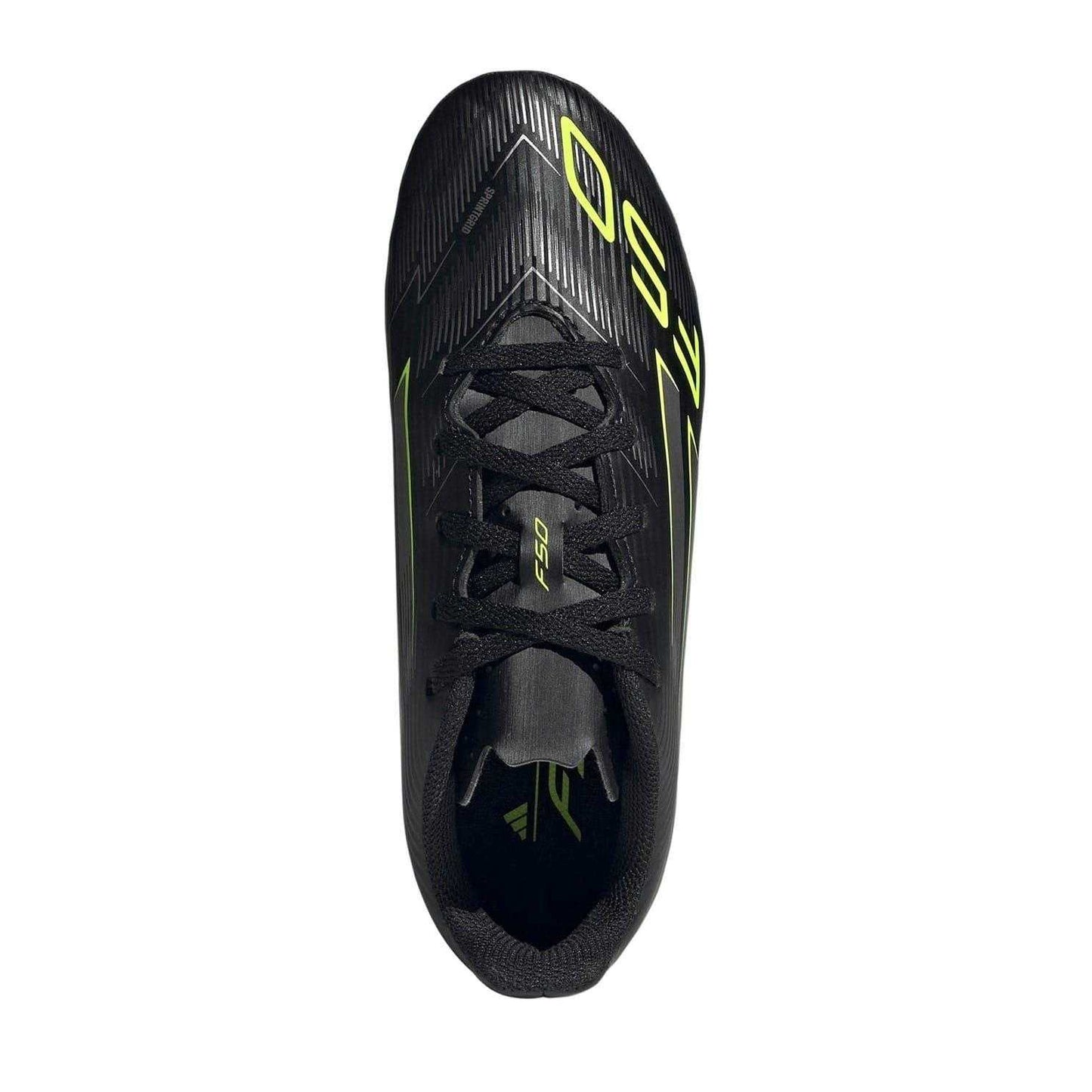 Black-Lemon - Lifestyle - Adidas Childrens-Kids F50 Messi Club Firm Ground Football Boots