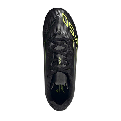 Black-Lemon - Lifestyle - Adidas Childrens-Kids F50 Messi Club Firm Ground Football Boots
