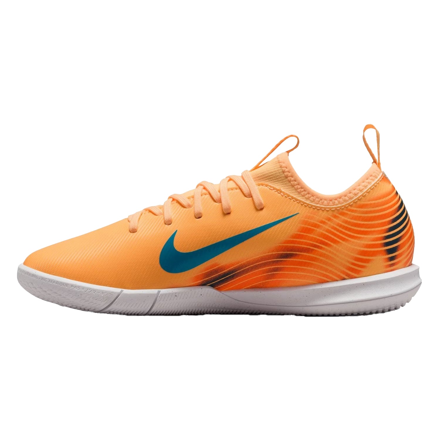Orange-Melon - Side - Nike Childrens-Kids Zoom Mercurial Vapor 16 Football Boots