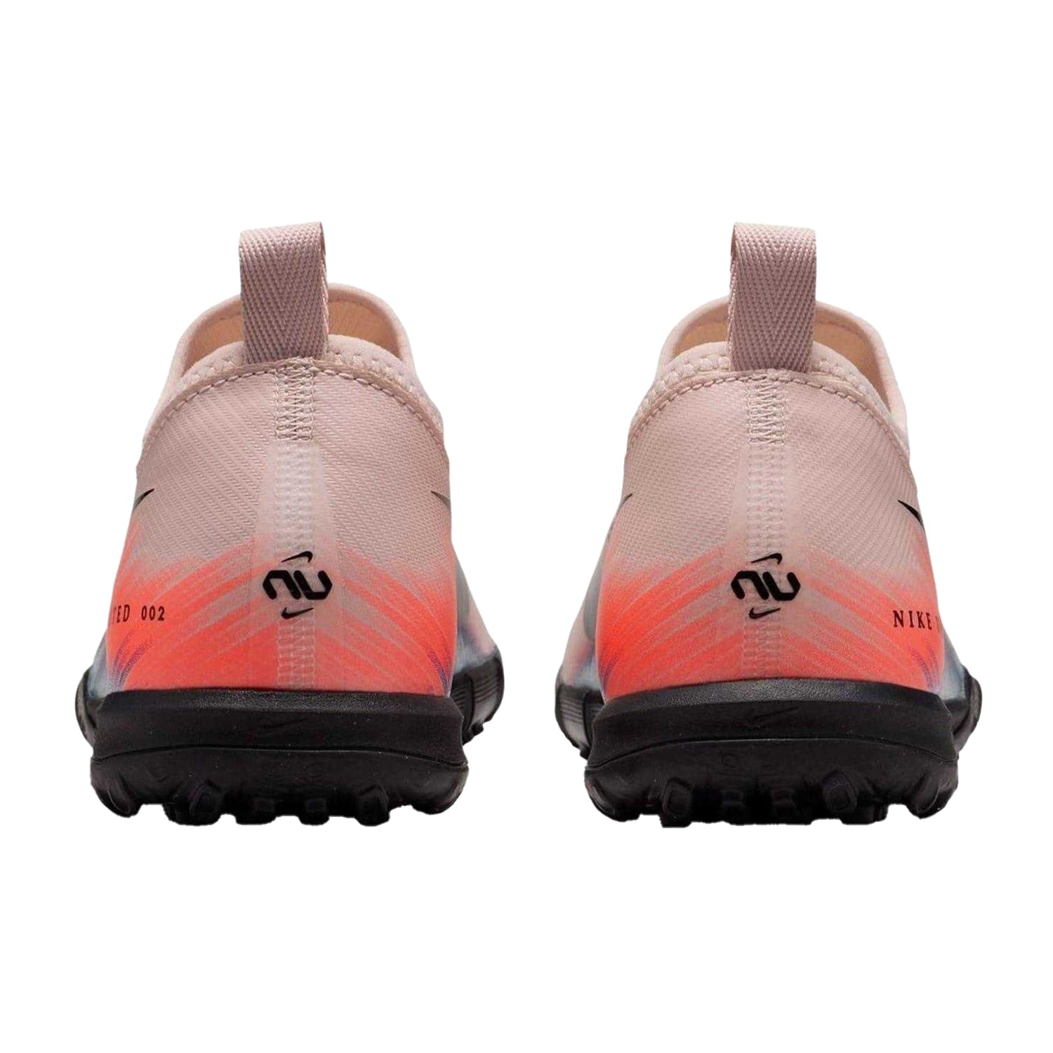 Pink-Blue - Back - Nike Childrens-Kids Zoom Mercurial Vapor 16 Football Boots