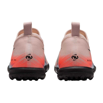 Pink-Blue - Back - Nike Childrens-Kids Zoom Mercurial Vapor 16 Football Boots