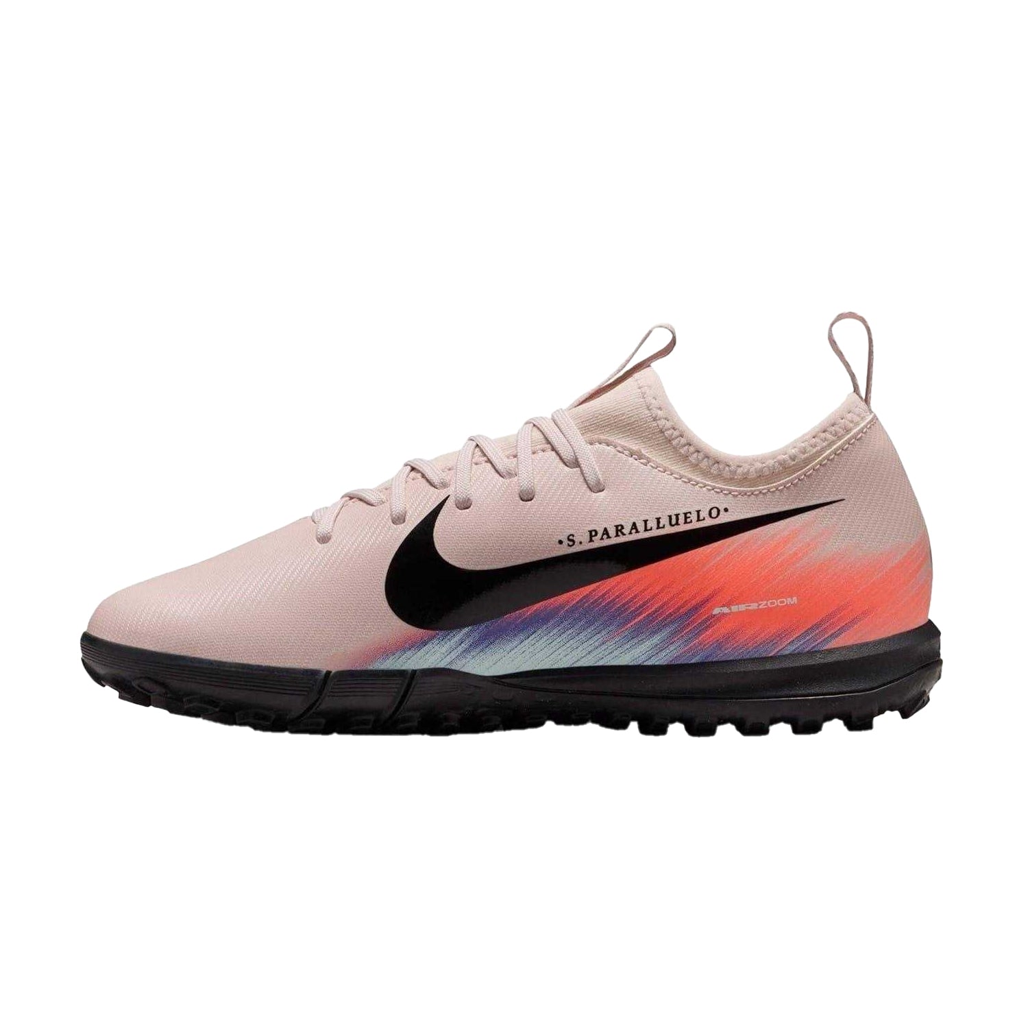 Pink-Blue - Side - Nike Childrens-Kids Zoom Mercurial Vapor 16 Football Boots