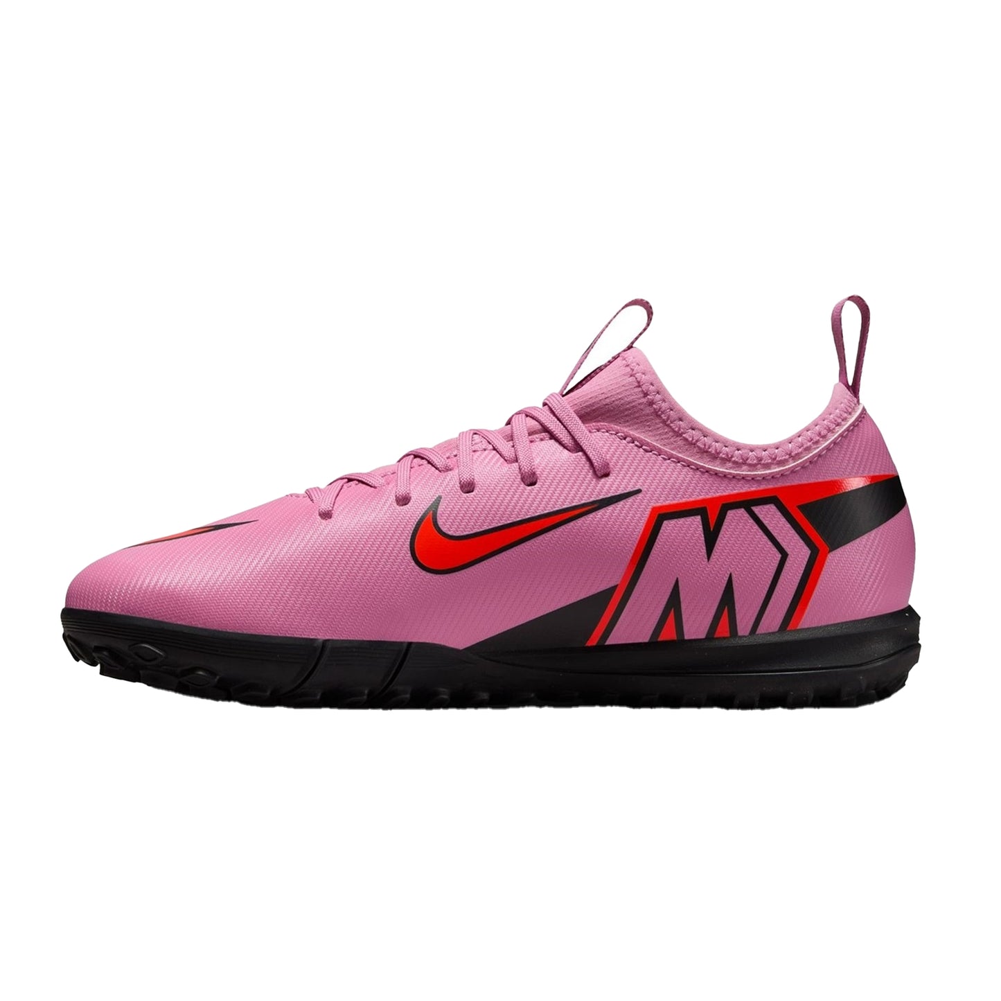 Pink-Black - Side - Nike Childrens-Kids Zoom Mercurial Vapor 16 Football Boots