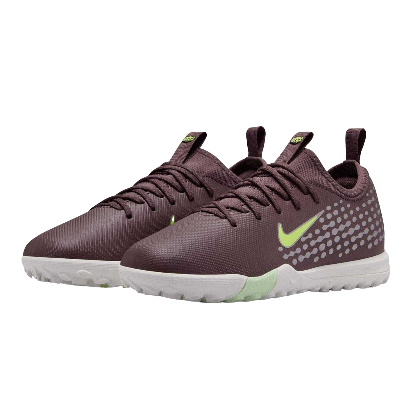Plum Pink-Silver Pink - Pack Shot - Nike Childrens-Kids Zoom Mercurial Vapor 16 Football Boots