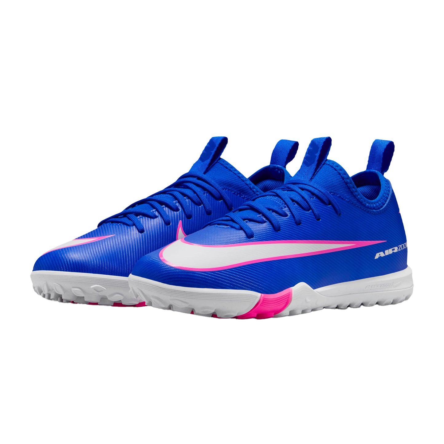 Blue-White-Pink - Pack Shot - Nike Childrens-Kids Zoom Mercurial Vapor 16 Football Boots
