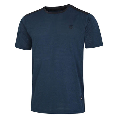 Blue - Side - Dare 2B Mens Trackstand Lightweight T-Shirt