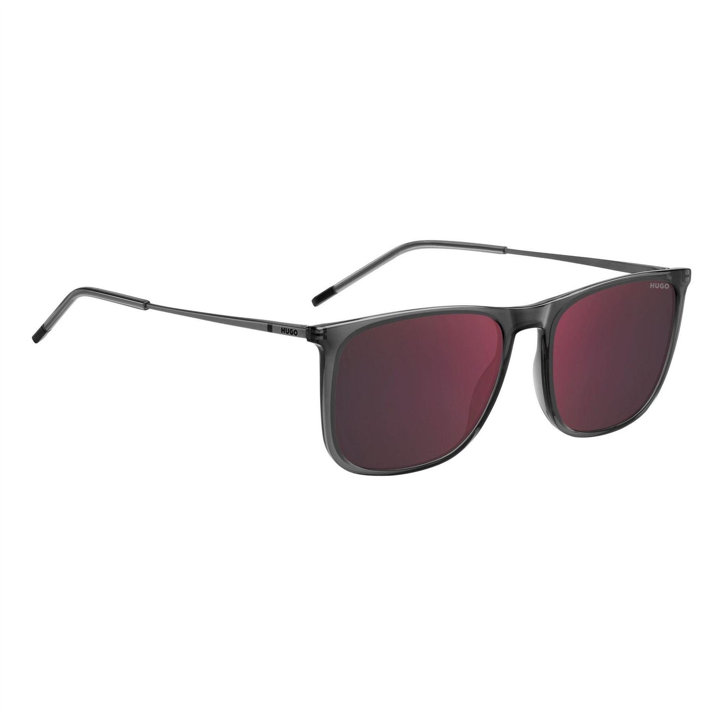 Dark Grey - Side - Hugo Unisex Adult Round Sunglasses