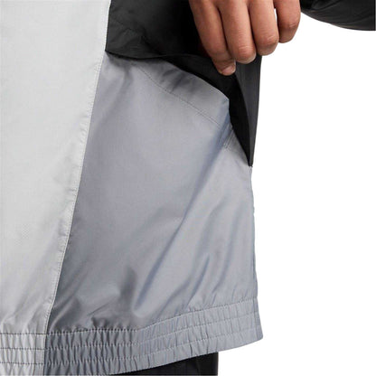 Black-Grey-White - Lifestyle - Nike Mens Colour Block Woven Tracksuit