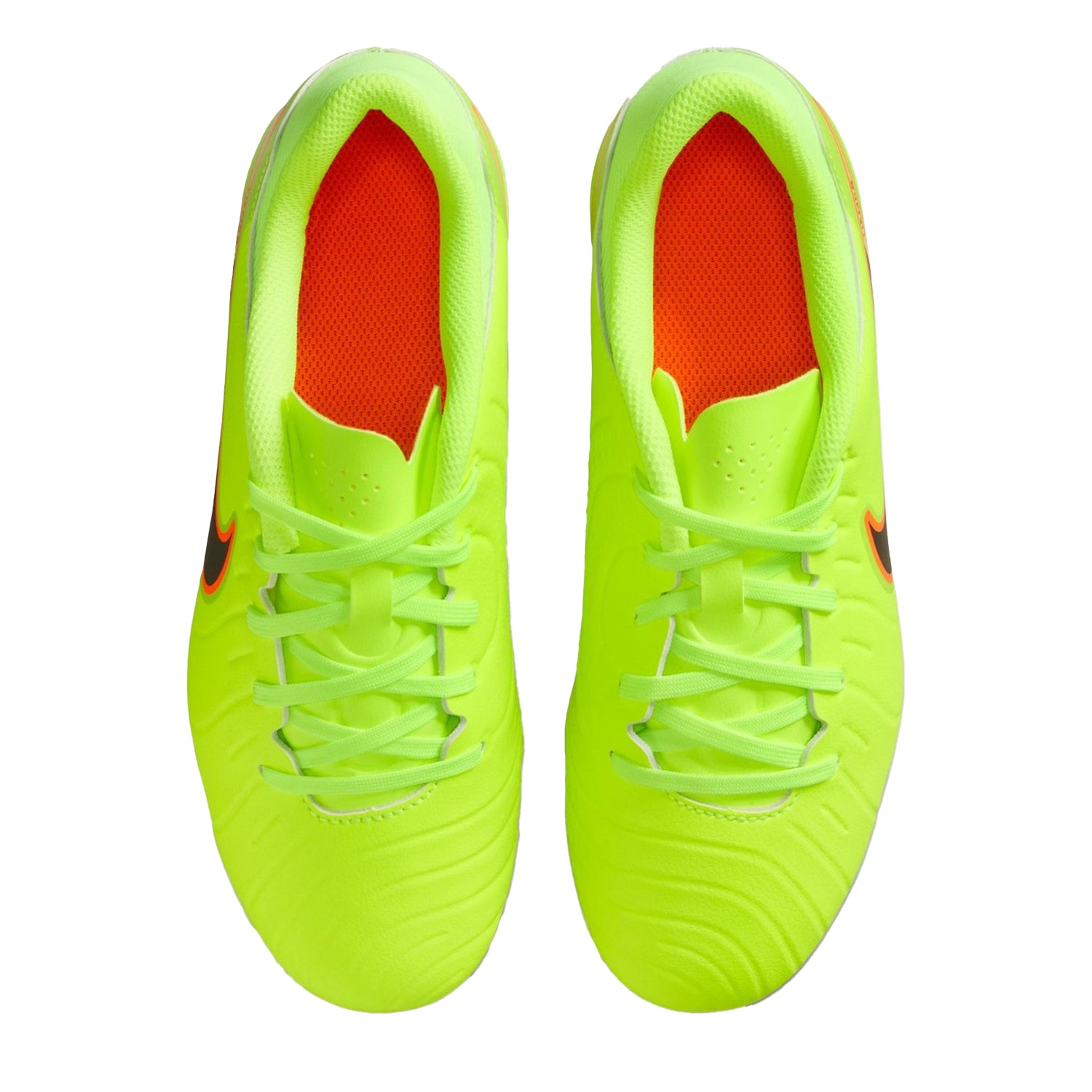 Volt-Crimson Red - Side - Nike Childrens-Kids Tiempo Legend 10 Firm Ground Football Boots
