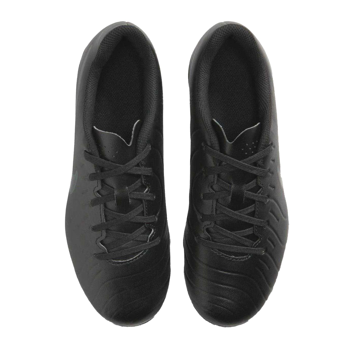 Black-Green - Side - Nike Childrens-Kids Tiempo Legend 10 Firm Ground Football Boots