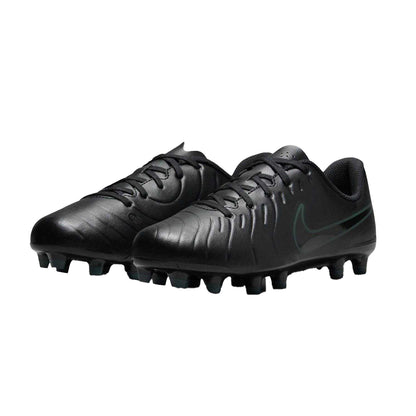 Black-Green - Pack Shot - Nike Childrens-Kids Tiempo Legend 10 Firm Ground Football Boots