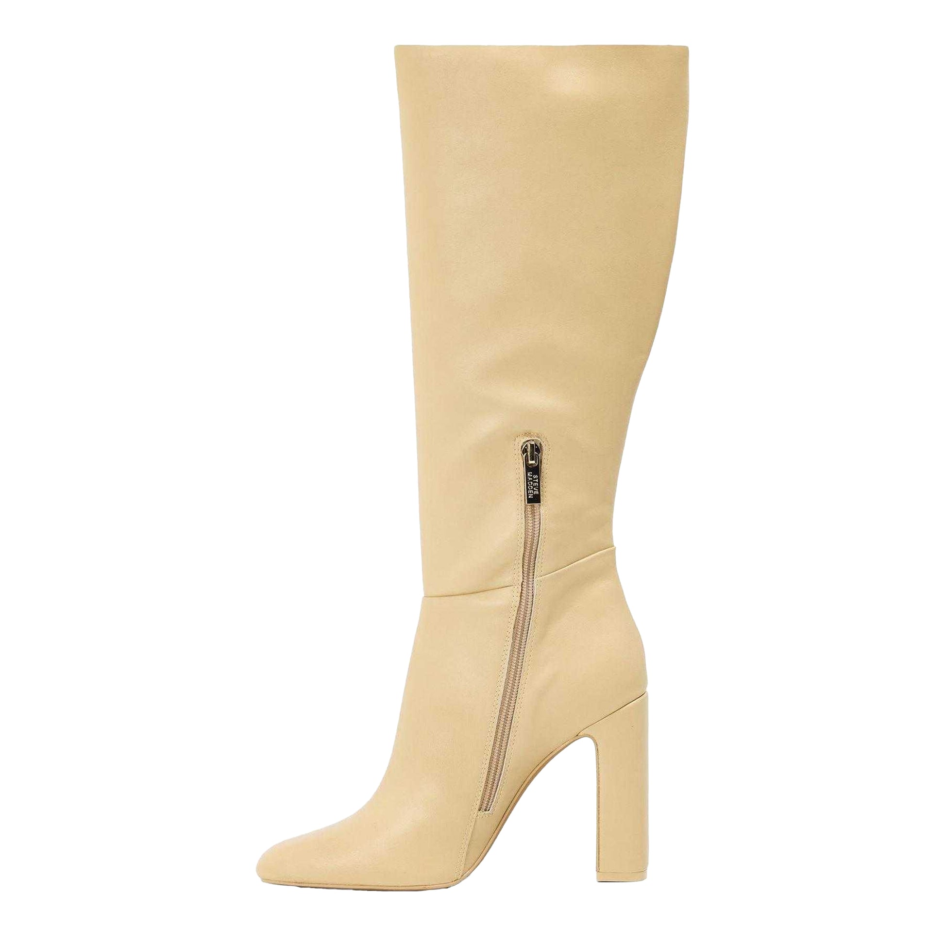 Coconut Milk - Back - Steve Madden Womens-Ladies High Block Heel Knee-High Boots