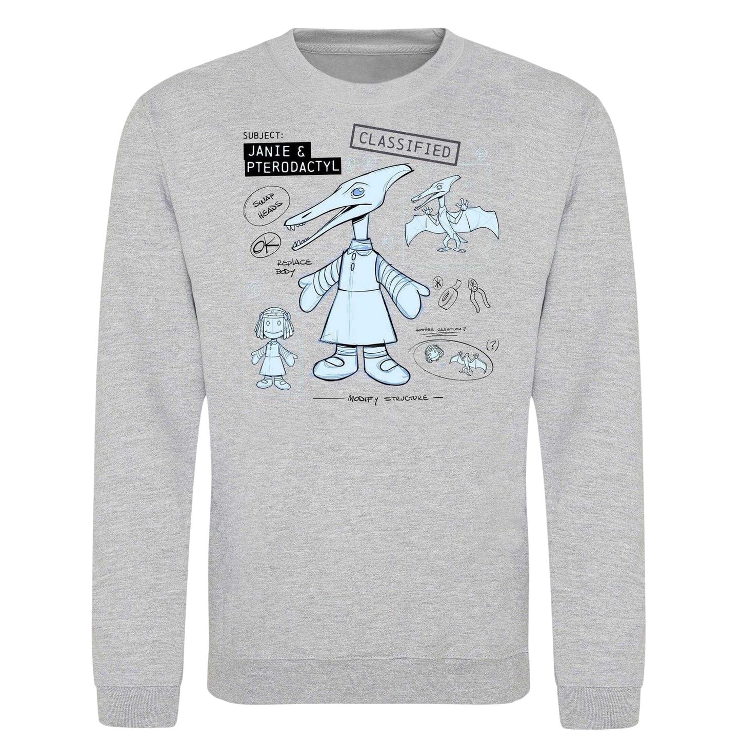 Grey - Front - Toy Story Mens Character Sweatshirt