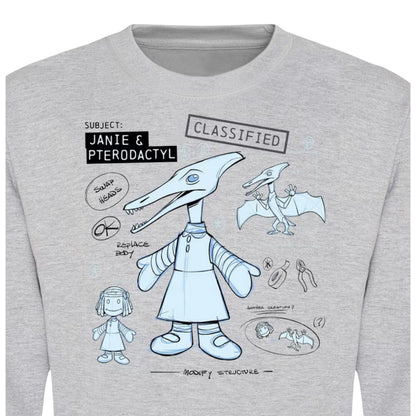 Grey - Side - Toy Story Mens Character Sweatshirt