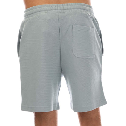 Blue - Back - Lyle & Scott Mens Crest Sweat Shorts
