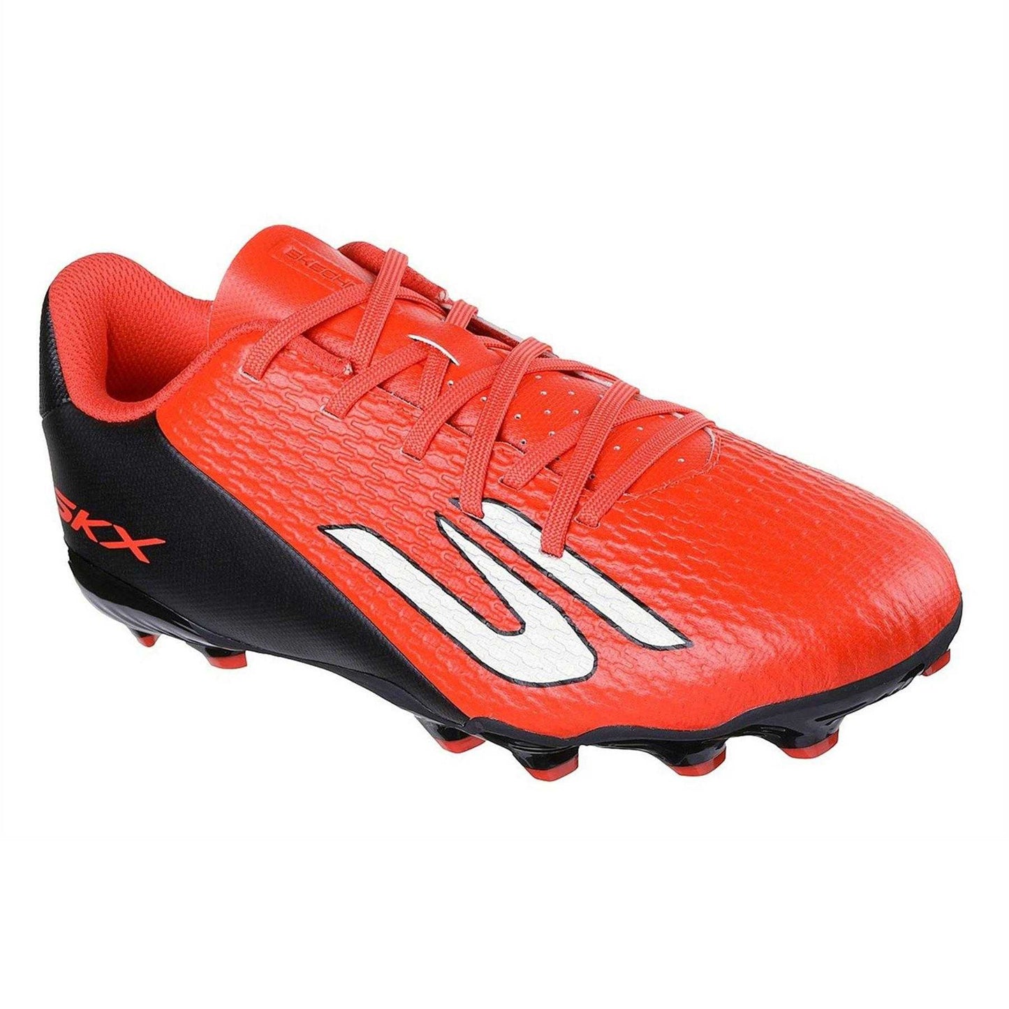 Red-Black - Pack Shot - Skechers Childrens-Kids Pro Firm Ground Football Boots