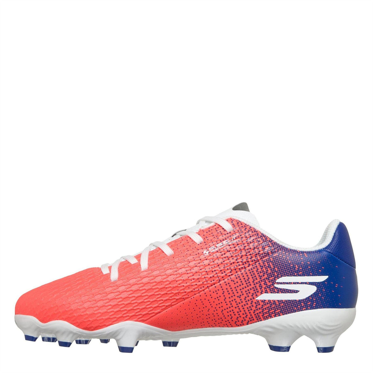 Blue-Pink - Back - Skechers Childrens-Kids Pro Firm Ground Football Boots